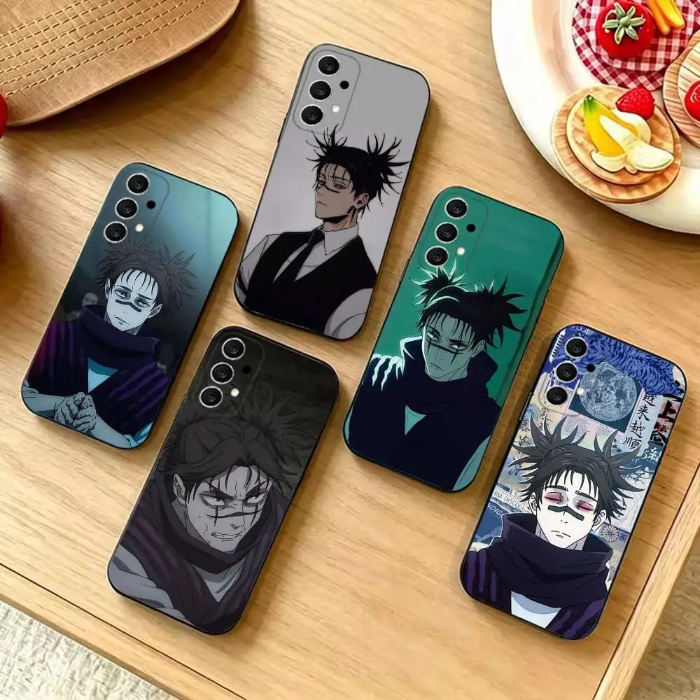 Jujutsu Kaisen Choso Shockproof Black Cell Phone Cover, Fit for Samsung S20,S21,S22,S23,S24,S25,S26,Ultra,Plus,FE,Lite