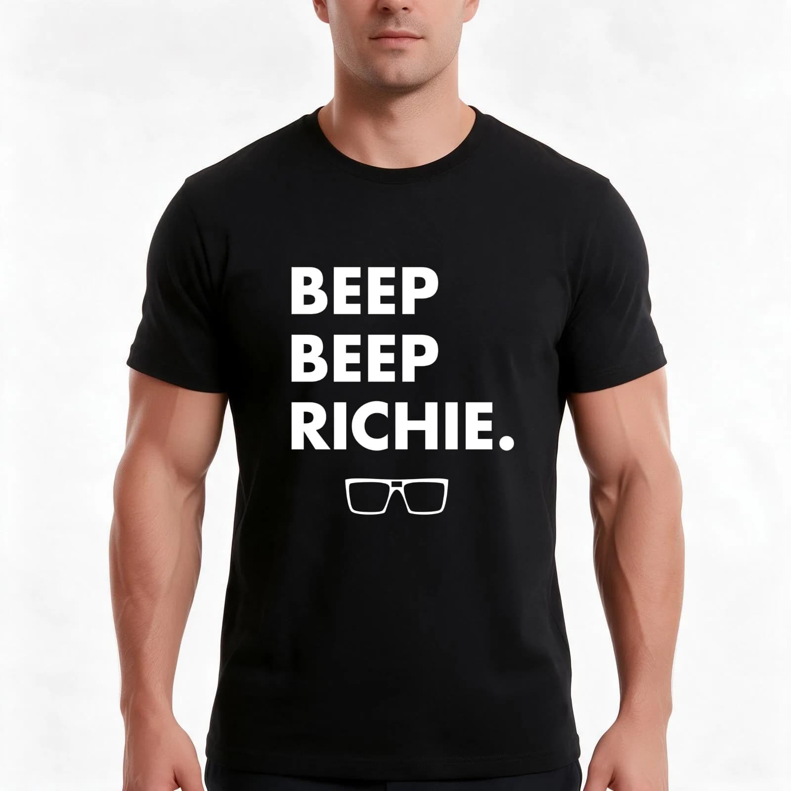 IT- Beep, Beep Richie T-Shirt, Summer Casual Cotton Tee, Oversized Streetwear Tops, Vintage Graphic Print, Unisex Men Women