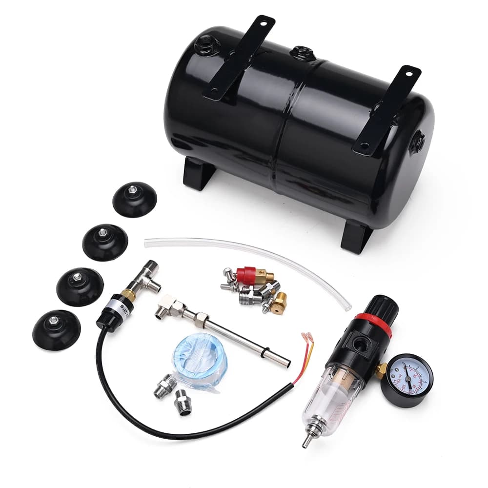 AS18B/AS186 Air Compressor Kit - 3L Storage Tank with Spray Gun for Painting & DIY