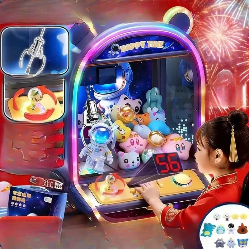 Children's doll grabbing machine large household 6-12 years old 8-12 years old 3-6 years old toy girl birthday gift