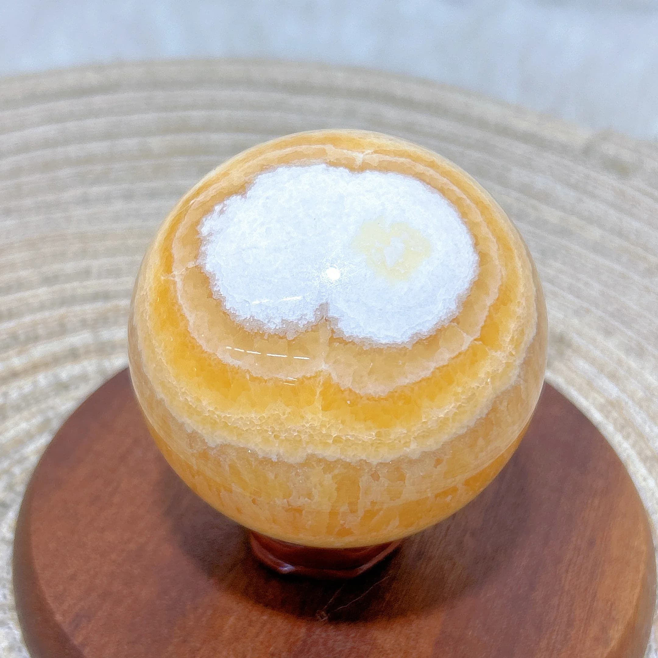 High Quality Natural Crystal Orange Calcite Sphere Polished Ball Healing Energy Reiki Ornament Ore Home Decorations Gift