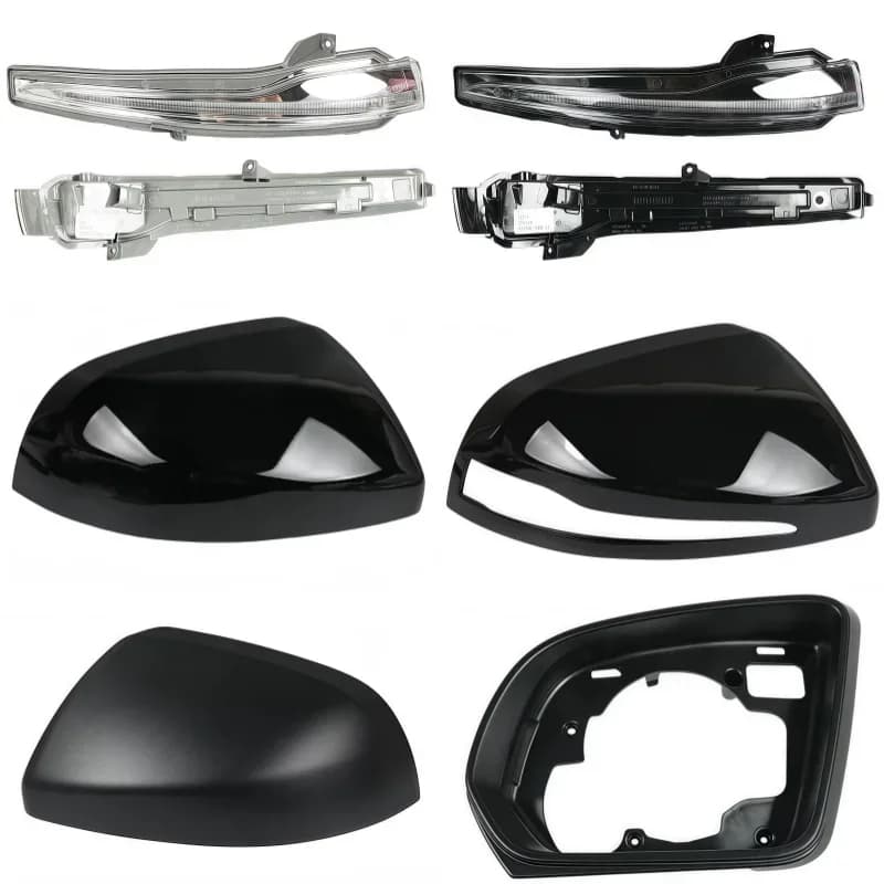 Rear Mirror Cover Frame Turn Signal Light Bottom Lower For Mercedes-Benz V Class Vito W447 2016 2017 2018 2019 2020 2021-2023