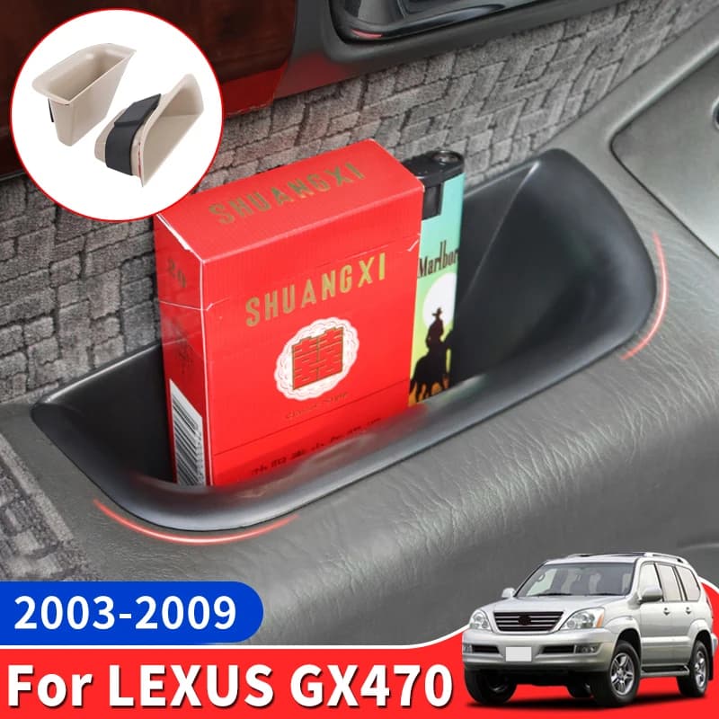 For Toyota Land Cruiser Prado 120 LC120 Lexus GX470 470 2003-2009 Car Door Tray Mat Dust-Proof Shockproof Interior Accessories