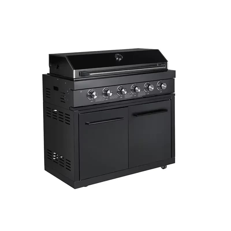 Most Popular Stainless Steel Barbecue Grill with Folding Design Touch Control LPG/NG Fuel Depletion Safety