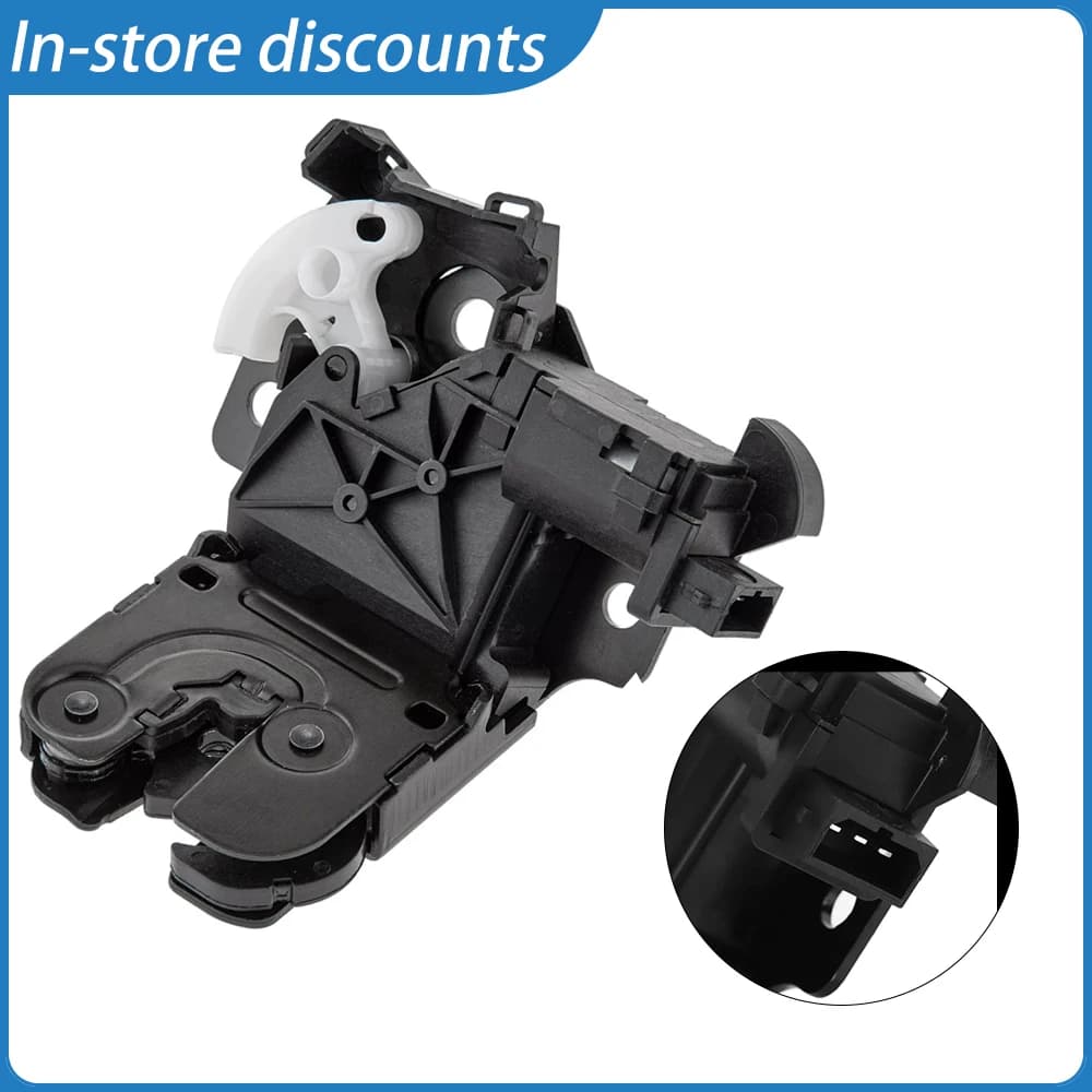Rear Tailgate Trunk Lock Latch Actuator for Audi A3 A4 A6 Q7 TT Quattro, Premium Quality Replacement Part, OEM 8P4827505C
