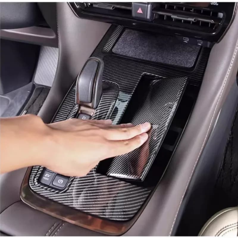 ABS For Toyota Alphard Vellfire 40 Series  2024+ LHD Central Control Gear Shift Panel Cover Trim Frame Interior Stickers