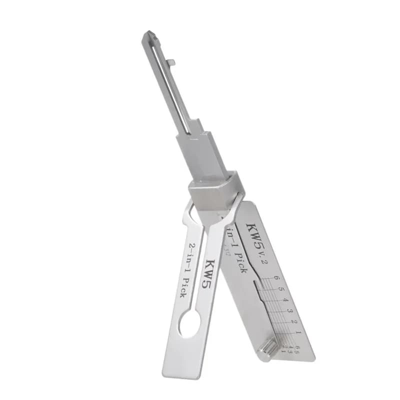 for Door Measuring Master Key LiShi 2 in 1 KW5 Locksmith Tools Civil Lock Opener Hand Professional Locksmith Hand