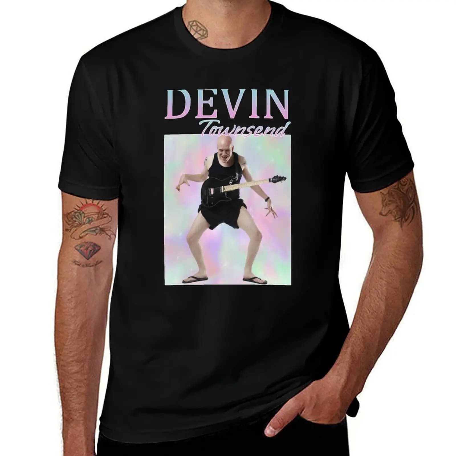 Devin Townsend Homage Tribute T-Shirt graphic t shirts for man man t shirts high quality luxury brand t shirt man plain T-Shirt