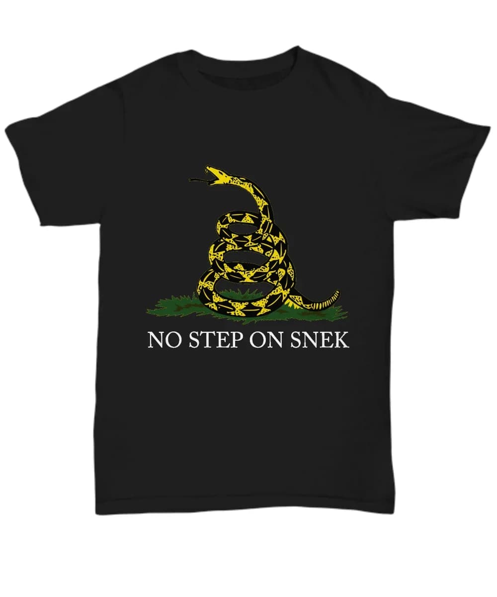 No Step On Snek Men's Short Sleeve 100% Cotton Casual T-shirts Loose Top Size S-3XL