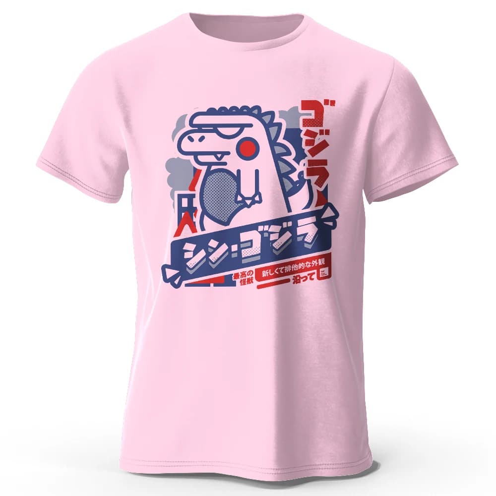 100% Cotton Japanese Style T Shirt 2026 New Animal Graphic Print Soft Breathable Men Women Unisex Oversized Harajuku Y2k Tees