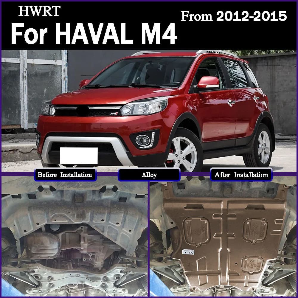 For HAVAL M4 2012-2015 1.5L Higher Quality Alloy Under Engine Guard Mudguard Board Splash Shield Mud Fender Plate Panel