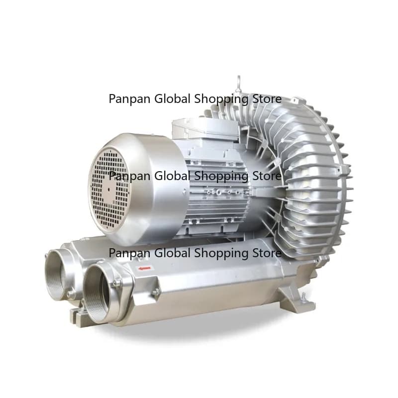 24hours Running 10HP 7.5kw Industrial Air Blower High Pressure Blower Swimming Pool Ring Blower