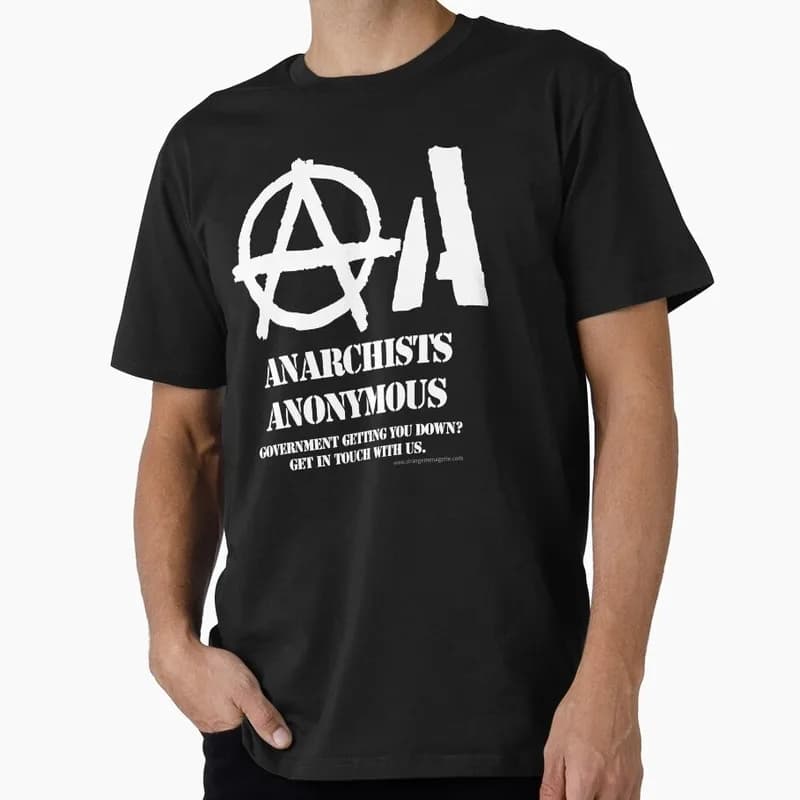 No Gods No Masters Anarchist Anarchy Activist Punk Gift T Shirt 1216 Short sleeve printed Graphic Clothes All Size Tops S-6XL