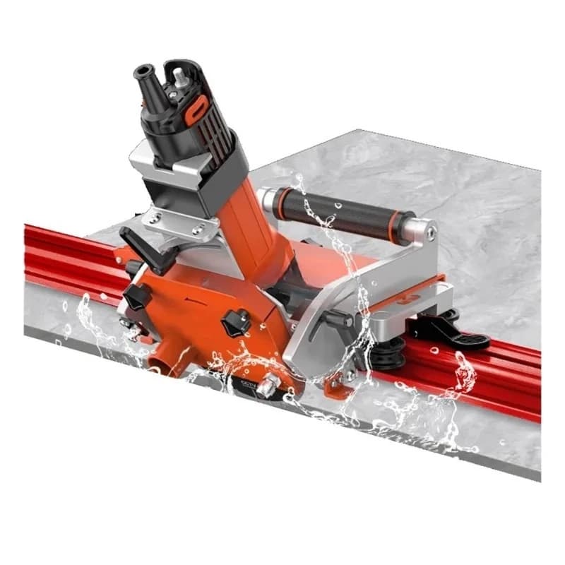 Electric 45 Degree Water Jet Cutting Machine High Accuracy Large Format Ceramic Tile Cutter Portable Chamfer Miter Tool for Prec