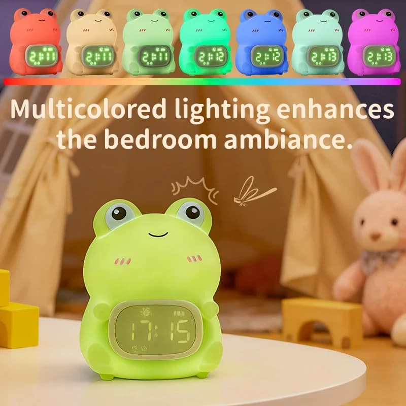 Cute Cartoon Animal Silicone Night Light For Kids Led Bedside Lamp With Timer Dimmable Brightnesslamp For Baby Room Children Gif