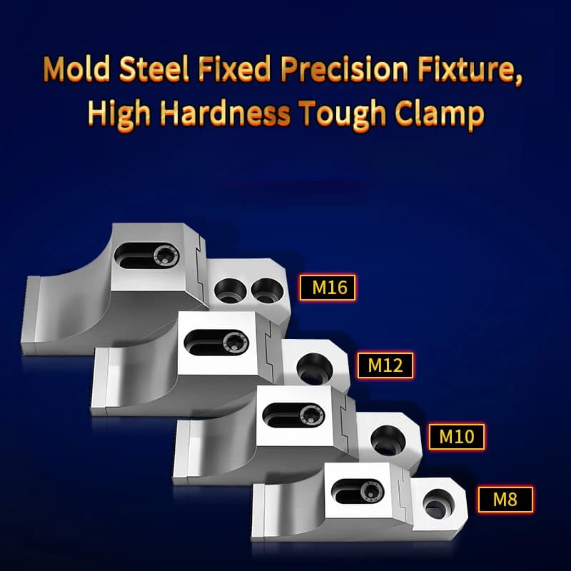 1pcs Side Fixture Clamp Fixed Precision Fixtures Clamping OK Vise Vice Clamps Flat End Vice Workholding Fixturing