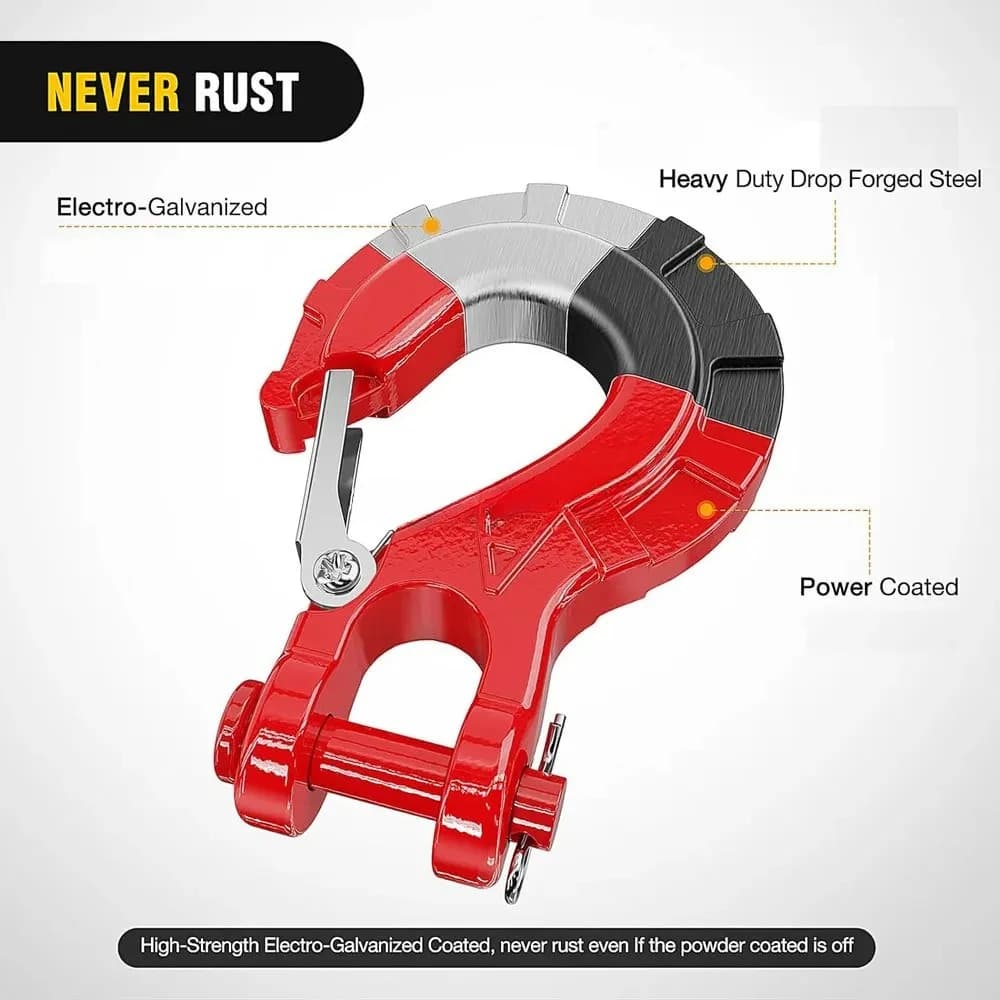 Protect Cable Hook Stopper Car Accessories for Jeep Oem Off Road Atv Utv Forged Auto Accessories Trailer Tow Hook Winch Stopper
