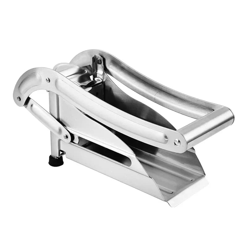 Potato Slicer Stainless Steel Manual Thick Fries Cucumber Cutter Burger Shop Press Potato Slicer