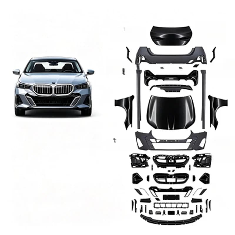 High Quality Body Kit Fit For BMW 5 Series F10 F18 Front Bumper Assembly Headlights Taillights Tail Cover Bolt-On Exterior Modif