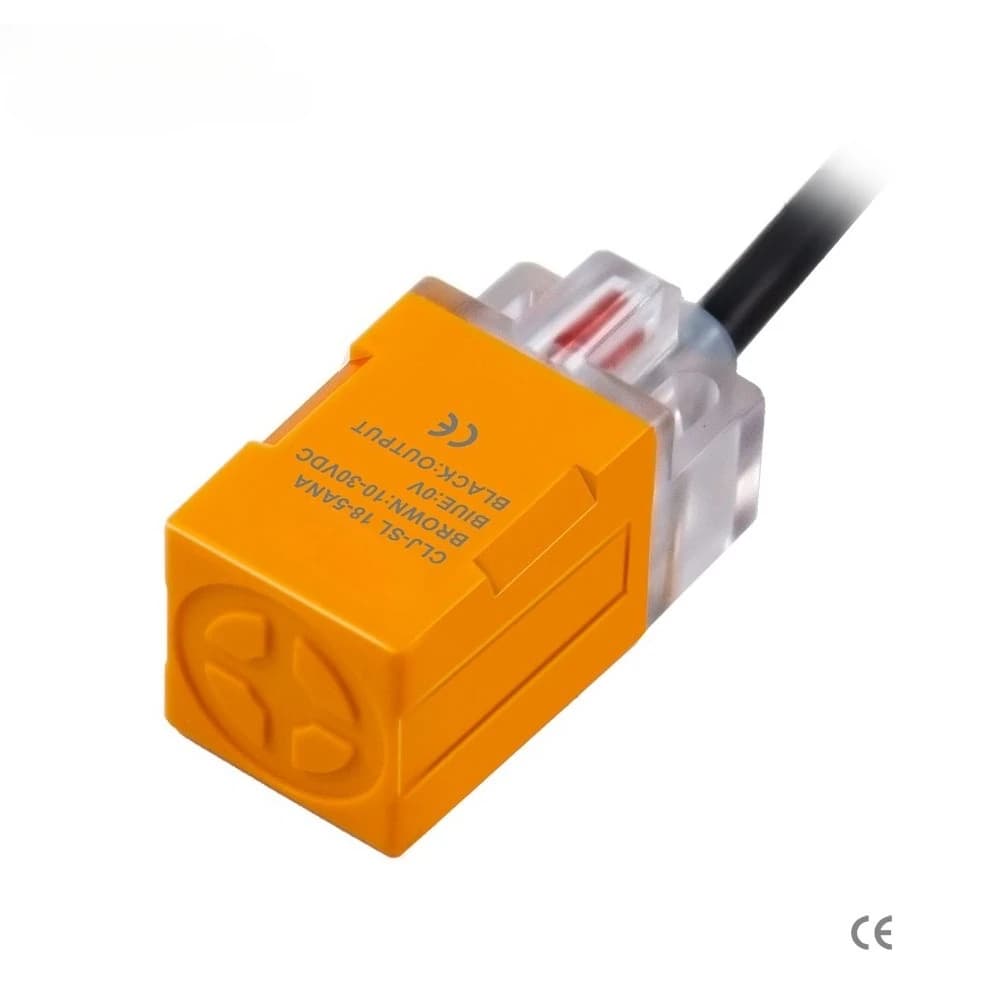 CLJ-SL18-5 Square Standard Inductive Proximity Sensor NPN/PNP NO/NC 3 Wire 10-30vdc Sensing Range 5mm Switch