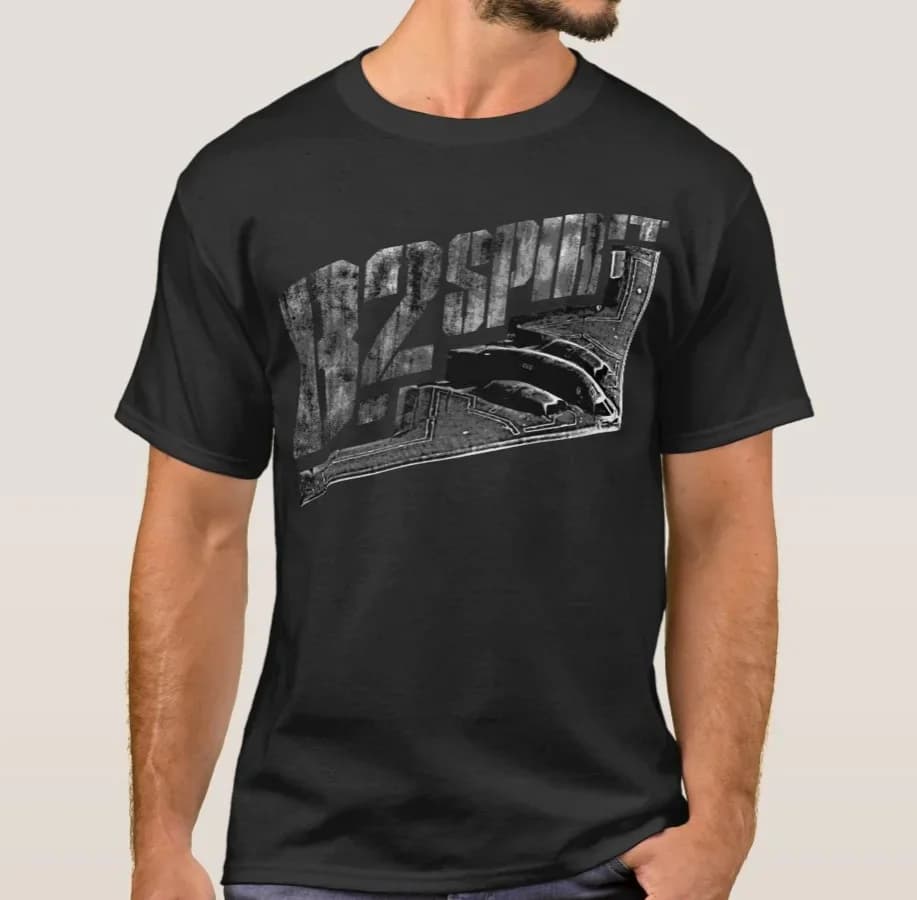 US Air Force B-2 Spirit Stealth Bomber T-Shirt 100% Cotton O-Neck Short Sleeve Summer Casual Mens T-shirt Aviation Streetwear