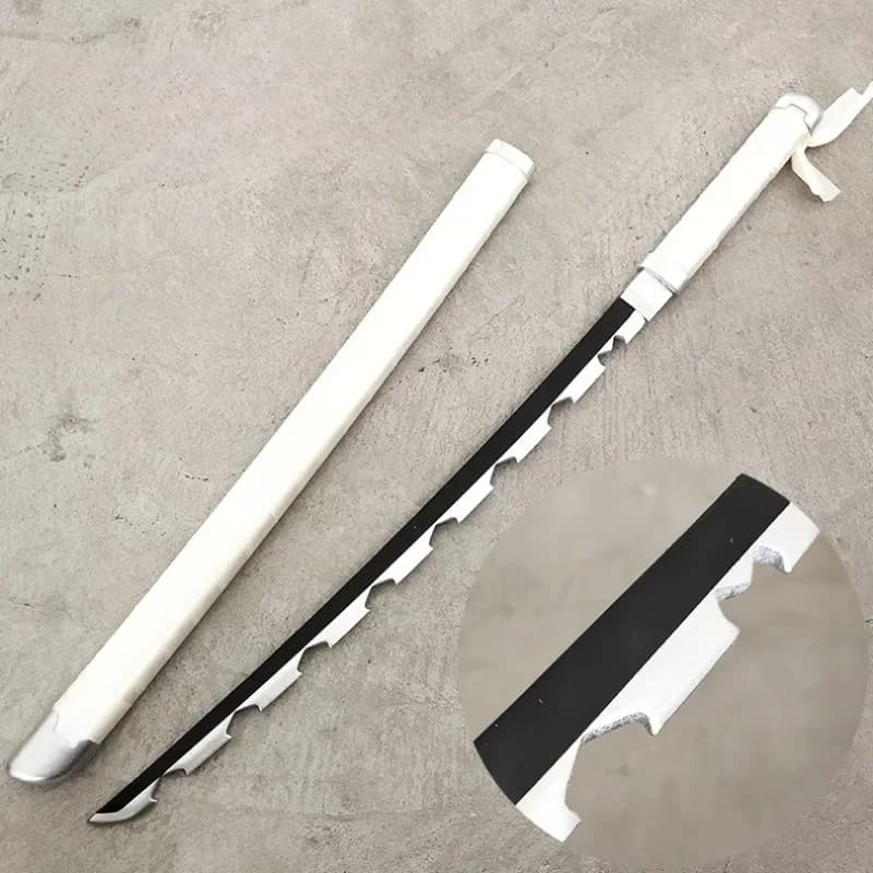 104cm Costume Prop Katan Samurai Sword Model Toy Hashibira Inosuke Demon Killer Anime Sword Prop Cosplay Accessories