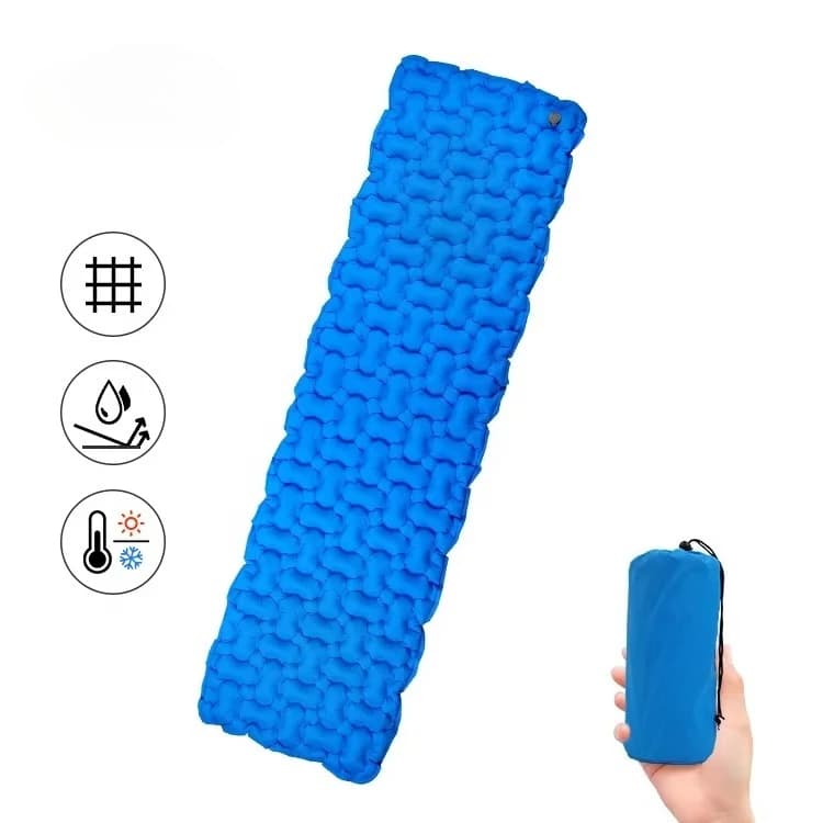 Outdoor Waterproof Folding Sleeping Pad Bone-shaped Ultra-light Inflatable Camping Pad