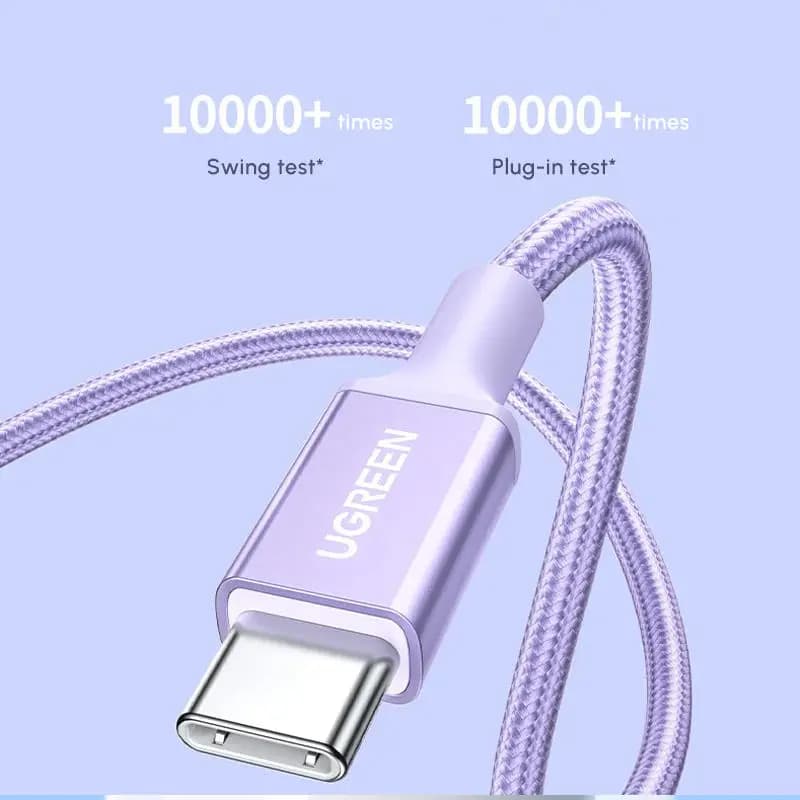 UGREEN USB-C to USB-C PD Fast Charging Silicone Braided Cable PD 60w USB C Cable