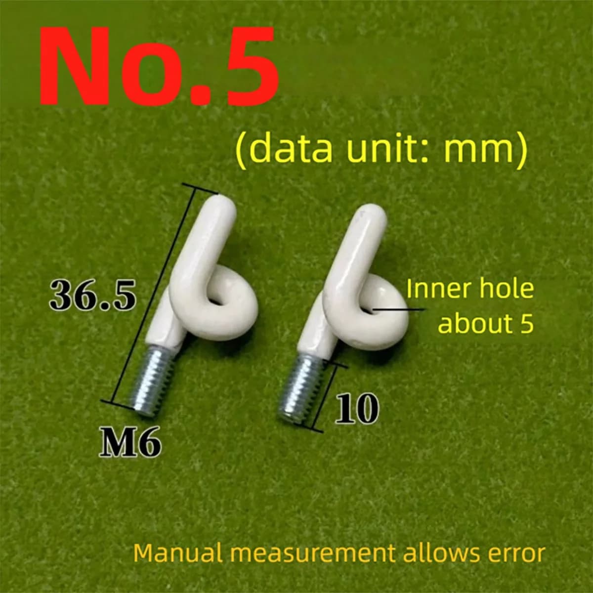 Alumina Ceramic Yarn Guide Hook, Wear-Resistant Textile Machine Spare Parts, Pig Tail Wire Guide for Knitting Winding Machine