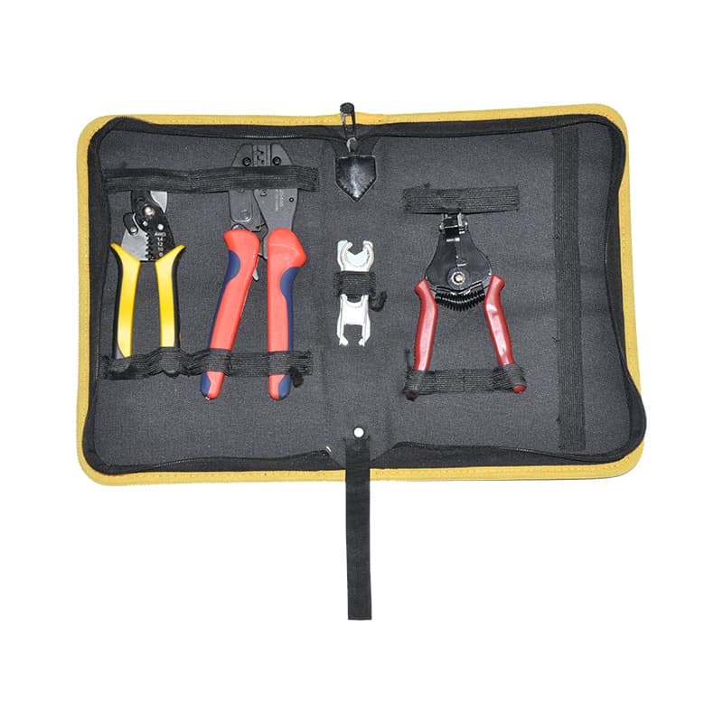 Shunkonn Hot Sale Crimping Cutting Stripping Solar PV Tool Kits Tool Crimping Tool For 4/6mm2 Solar Cable