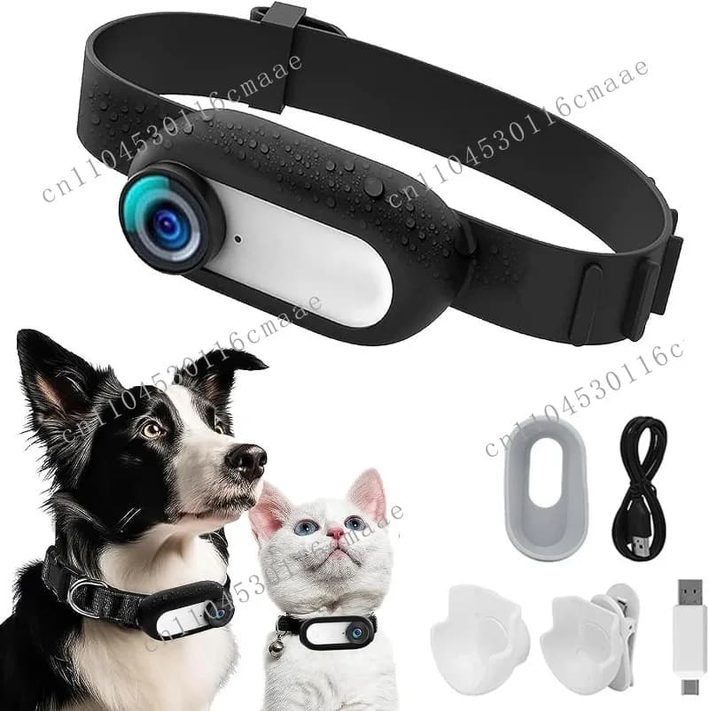 Hot Sale Pet Supplies Cat Dog Collar Camera Outdoor Action Camera Video Mini Body Camera