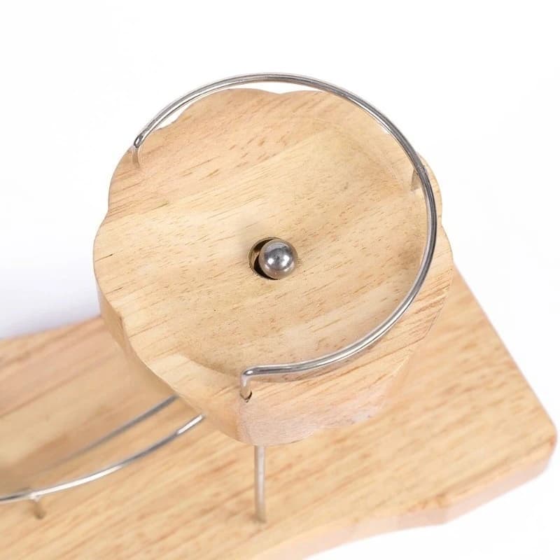 Steel Ball Dynamics Art Ornament Cycle Wood Products Plug-in Model   Universal Adjustable Stainless Steel Grill