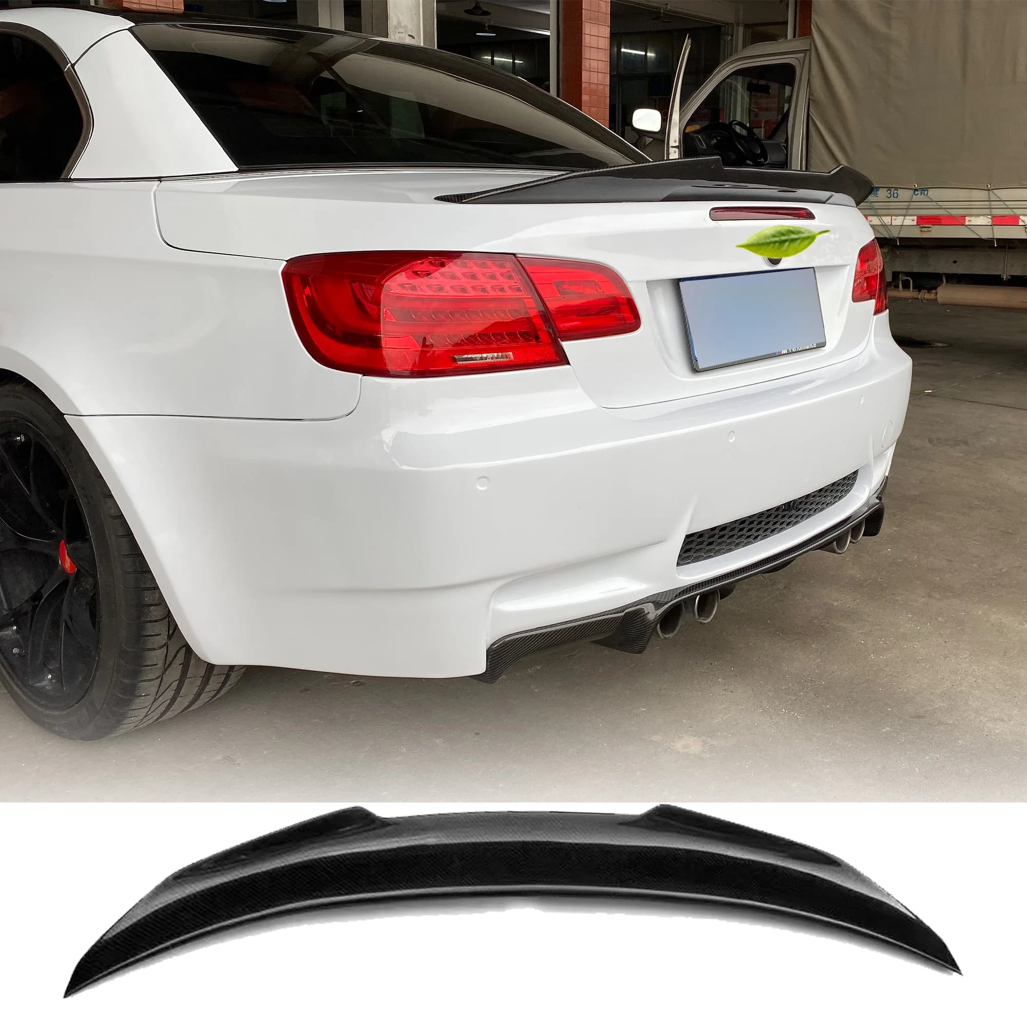 Fit For Bmw 3 Series 2006-2013 E92 E93 330i 335i Rear Spoiler PSM Style Car rear Trunk Lip spoiler Wing Tail Wings Auto Parts