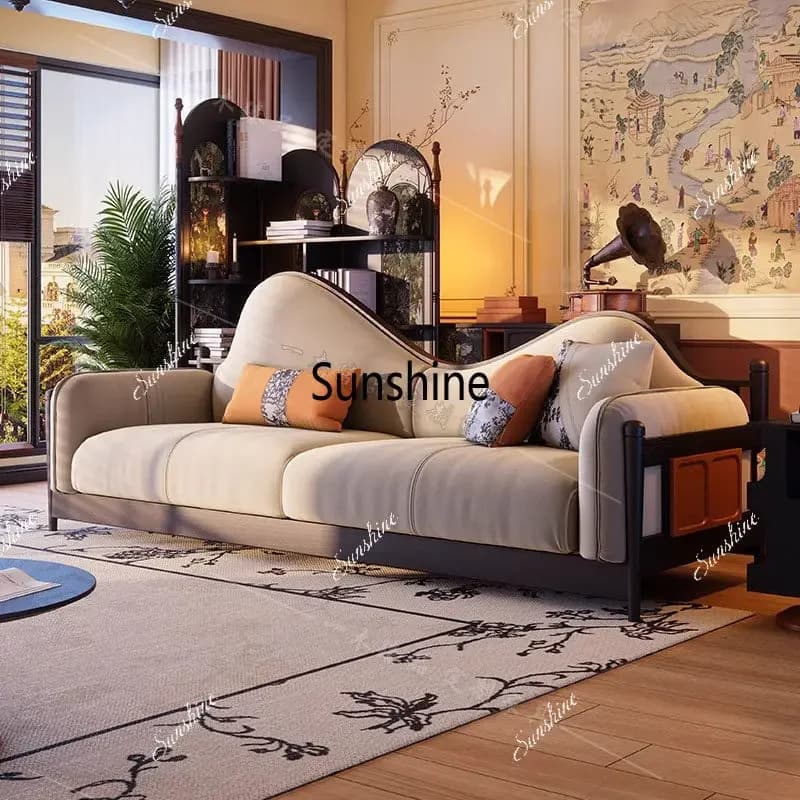 American light luxury modern simple fabric sofa