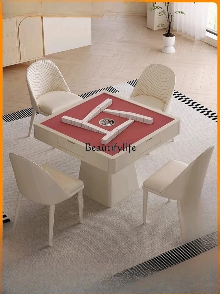4*Automatic bass electric multi-function mahjong machine household mahjong dining table dual-purpose