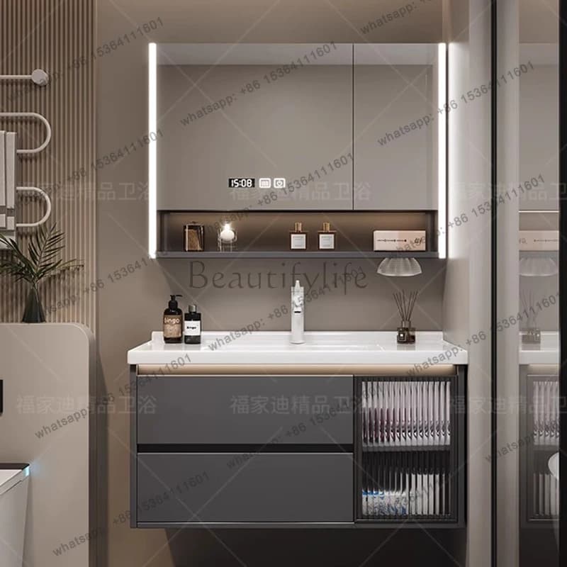 X4  Modern Luxury Bathroom Cabinet Organizer Storage Partitions Display Toilet Drawers Cupboard Paper Archivadores Home Furnitur