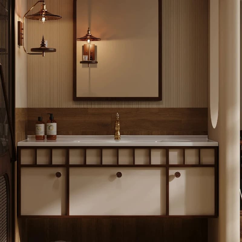 Multilayer Wood Bathroom Cabinet Organizers Design Multiple Purpose Bathroom Shelves Storage Vanity Mobiletto Bagno Furniture