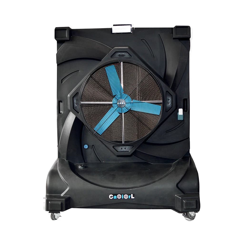 36 Inch High air Flow Industrial  Evaporative Water Cooler Fan Over 12000 Cfm and 10 Speed for Cooling Garage Factory Warehouse