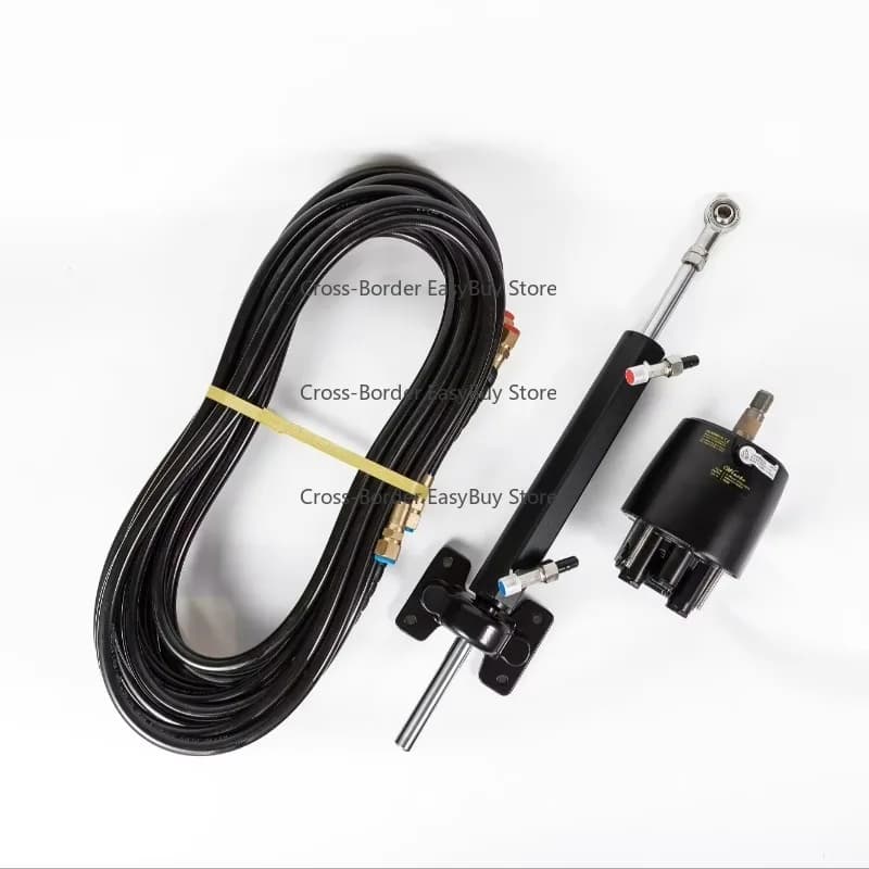 11 Meters/36 Feet Inboard Hydraulic Steering Kit with Helm Pump & Compact Cylinder Featuring a Piston Part