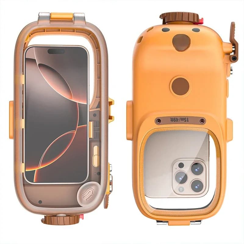 Suitable for a variety of mobile phone snorkeling Bluetooth diving case, Apple, Samsung deep water shooting