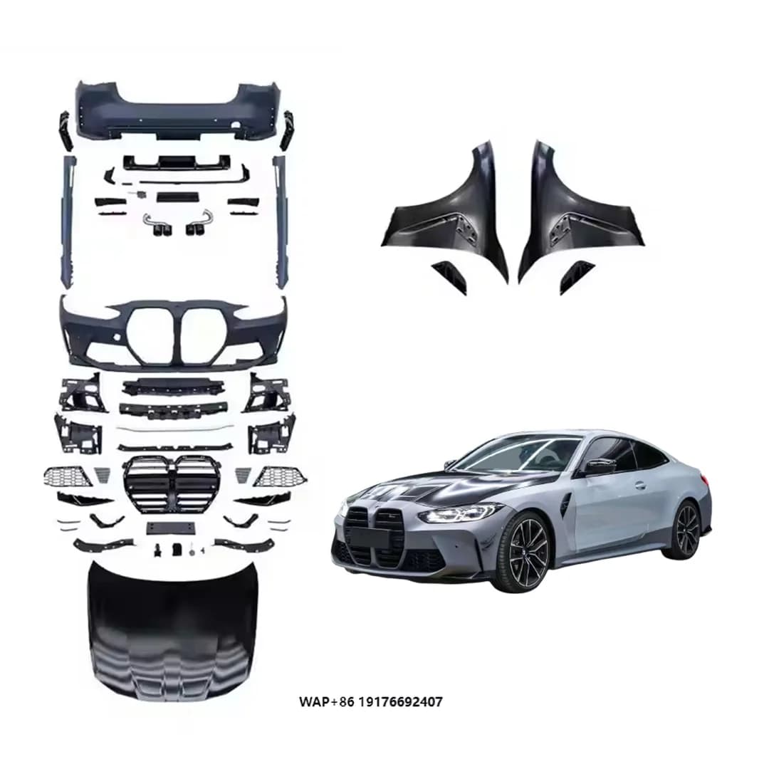 High Quality for 4 Series G22 G23 Facelift M4 Front Car Bumper Side Skirt Rear Mirror Cover Upgrade New Condition