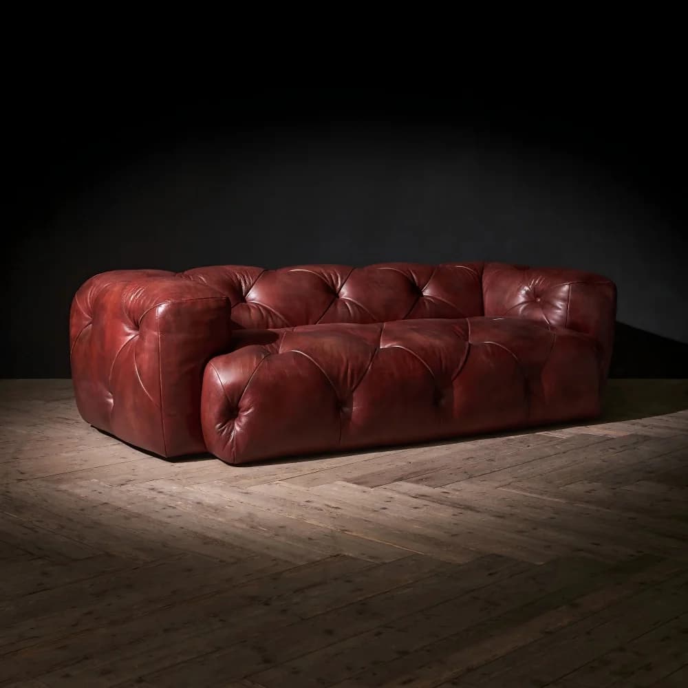 Modern luxury living room leather furniture sofa