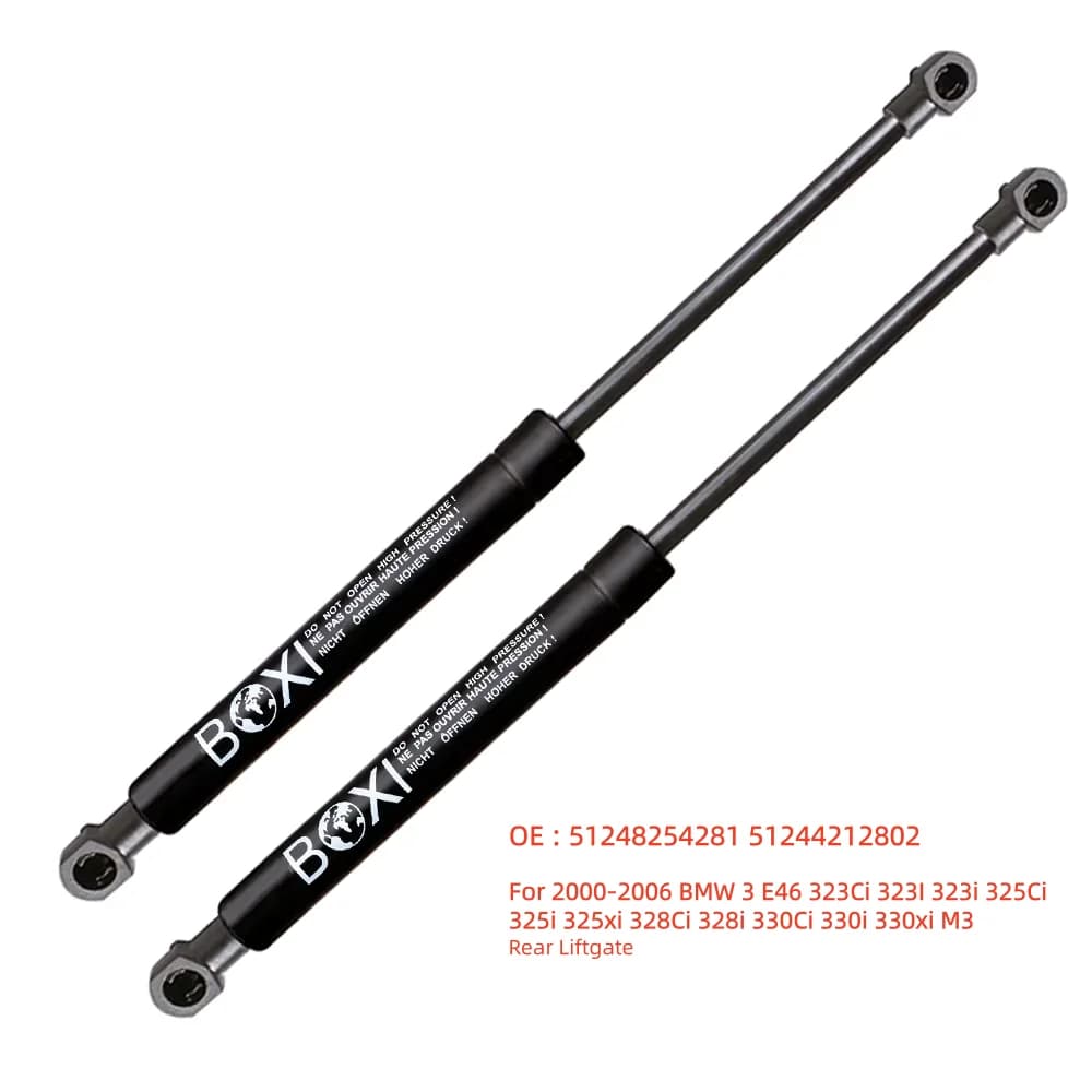 2PCS Trunk Lift Supports 51248254281 For 2000-2006 BMW 3 E46 323Ci / l / i 325Ci / i / xi 328Ci 328i 330Ci 330i 330xi M3 Struts