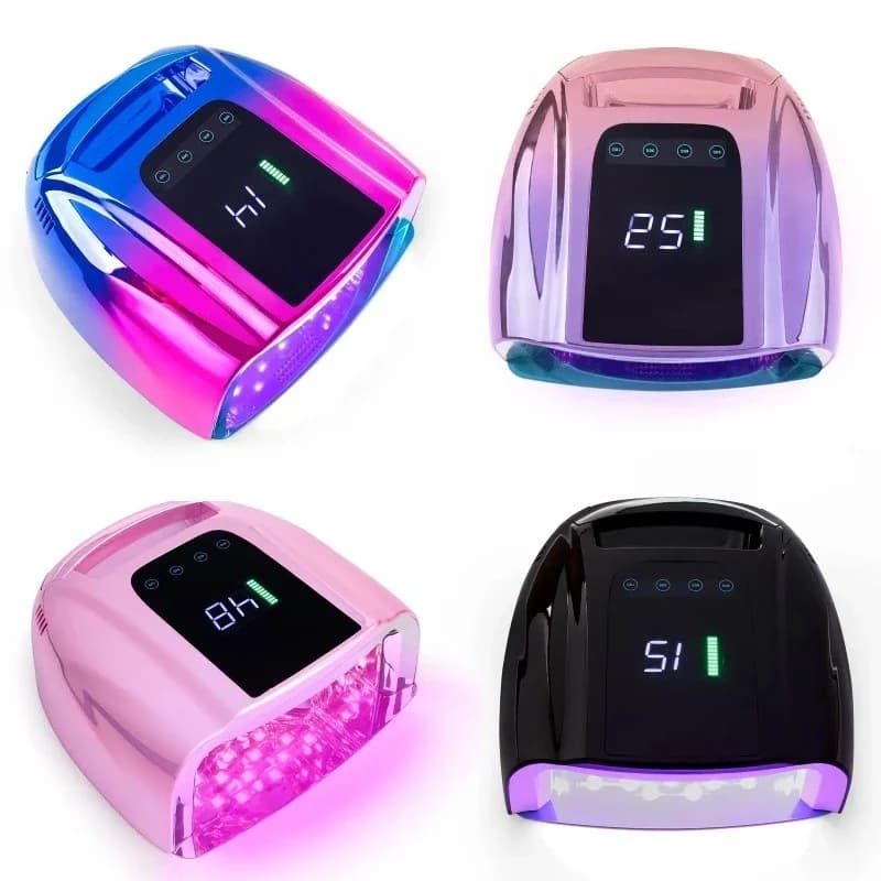 96W Nail Gel Dryer UV Light Emitting Diode Light Wireless Nail Light