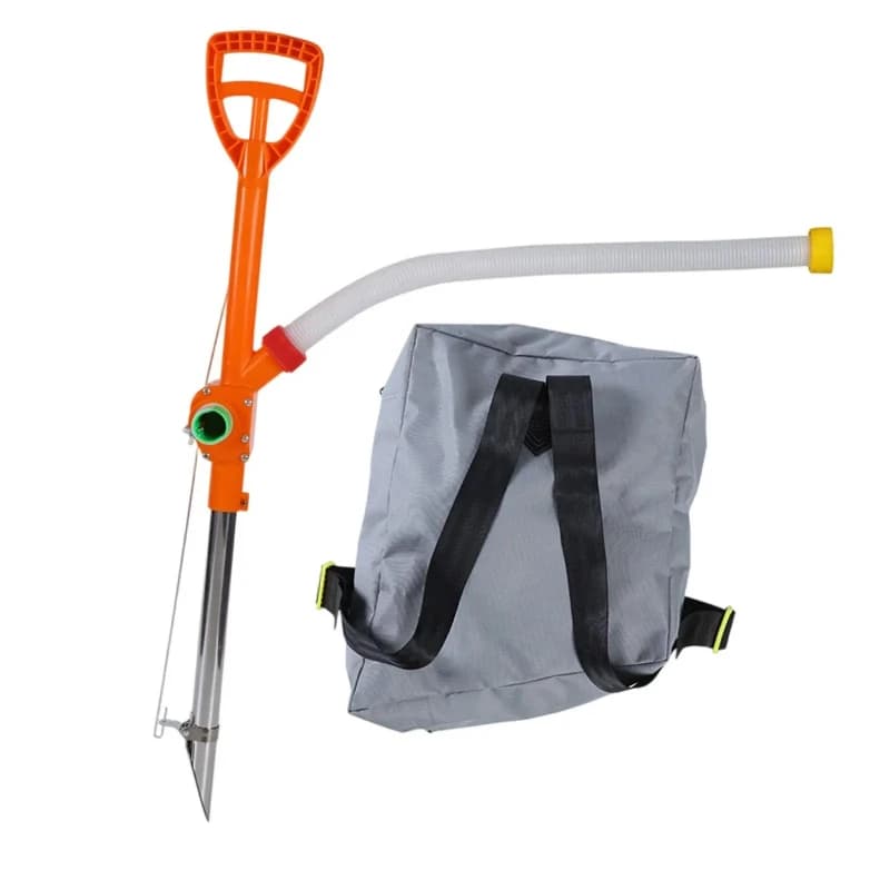 Manual Fertilizer Spreader Convenient with Bag Adjustable Labor Saving Backpack Handheld Broadcast Spreader Gardening Tool