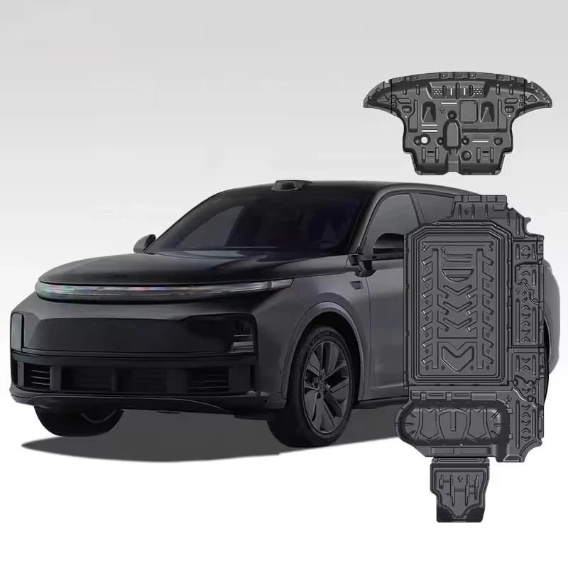 Aluminum-magnesium Alloy Under Car Front Engine Chassis Guard Lower Cover Plate 3D Skid Plate for L7
