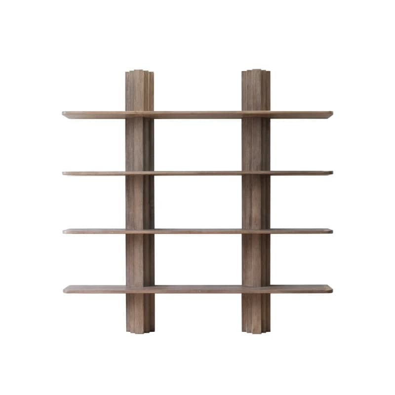 LTT wabi sandy wind solid wood shelf medium ancient style shelf ornament bogu shelf