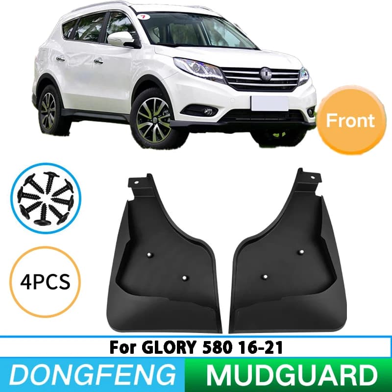 For Dongfeng Fengguang Glory 580 2016-2021 Car Tire Fender Splash Guard Front and Rear Wheel Fender Auto Parts