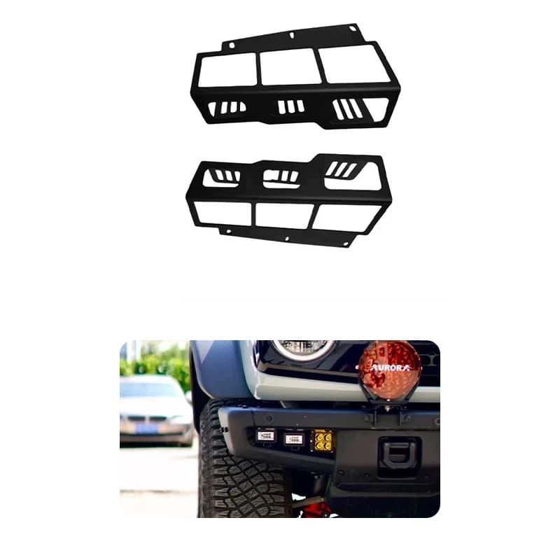 High Quality Off-Road Spare Parts Steel Bumper Fog Light Bracket For Ford Bronco