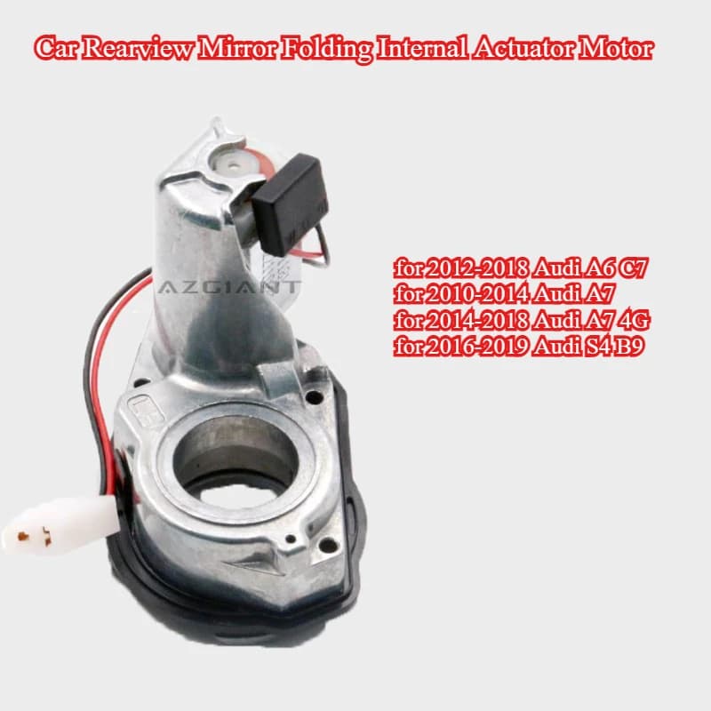 AZGIANT Car Rear view fold mirrors internal 12V motor for Audi A6/C7/A7/4G /S4/B9 wide angle rearview mirror actuator maintain